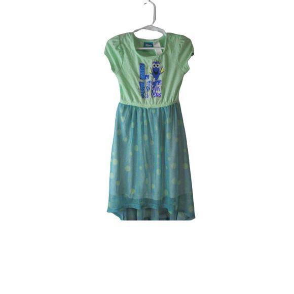 Disney Pixar Finding Dory Love green and blue dress - Picture 1 of 3